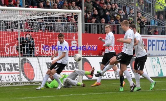 2. Bundesliga SV Sandhausen - TSV 1860 München Hardtwaldstadion Sandhausen 01.03.2014 (© Kraichgausport / Loerz)